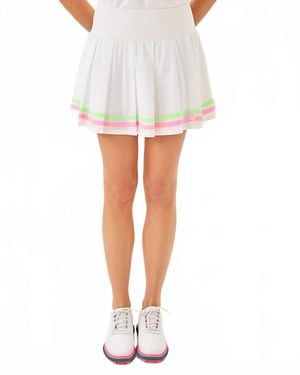 Lilly Pulitzer Cosmina High Rise Pleated Skort - White