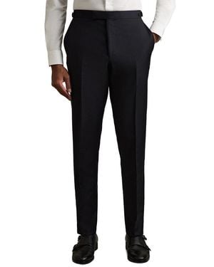 Reiss Malaki Cotton Twill Tw Casual Shirt - Black