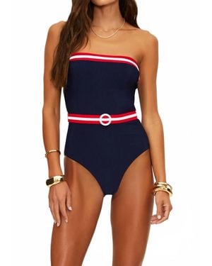 Beach Riot Jessa One Piece Swimsuit - Blue