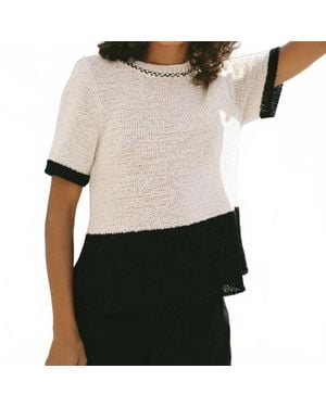 Another Love Claira Knit Top - White