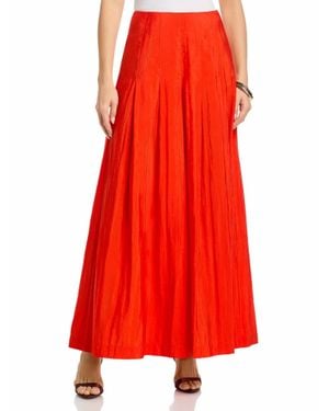 Cinq À Sept Jagger Wide Leg Pants - Red