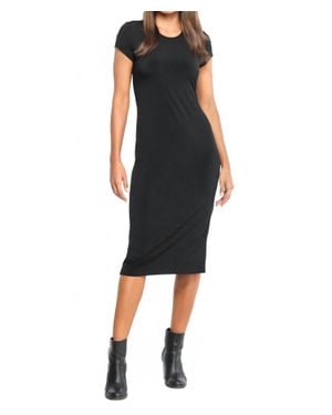 Anatomie Devia Two Side Hi Zipper Dress - Black