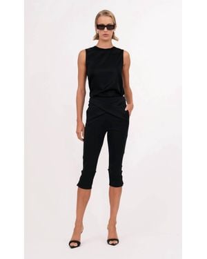 NonChalant Label Aiyla Capri Pants - Black