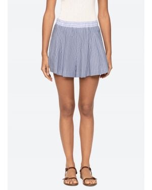 Sea Helmi Striped Shorts - Blue