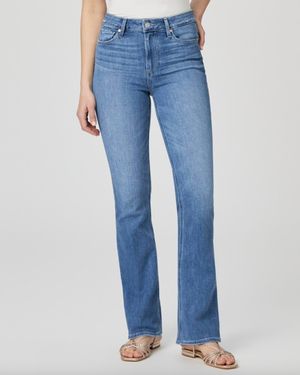 PAIGE High Rise Laurel Canyon Jean - Blue