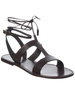 Weekend by Maxmara Lemma Leather Sandal - Metallic