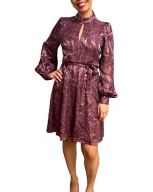 Emily Lovelock Malia Mini Dress - Red
