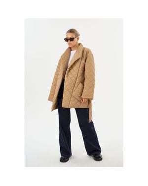 Lamarque Verica Quilted Jacket - Natural