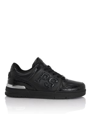 Philipp Plein Low-Top Sneakers Ps Cocco - Black