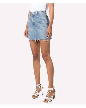 Citizens of Humanity Beatnik Mini Skirt - Blue