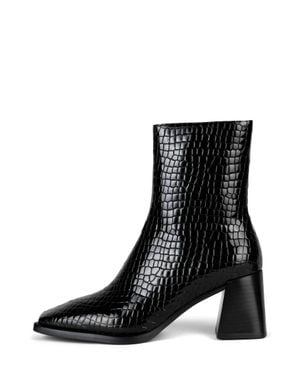 Jeffrey Campbell Sherpal 2 Block-Heeled Ankle Boot - Black