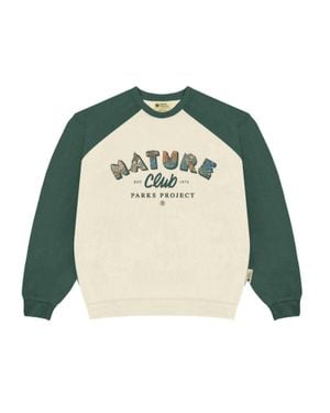 Parks Project Nature Club Hillside Raglan Crew Sweatshirt - Green