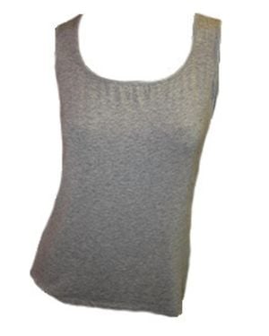 Angel Bra-Friendly Tank Top - Gray