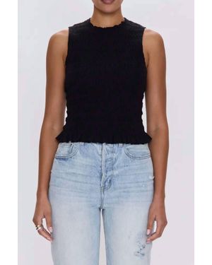 Pistola Phoebe Smocked Tank Top - Blue