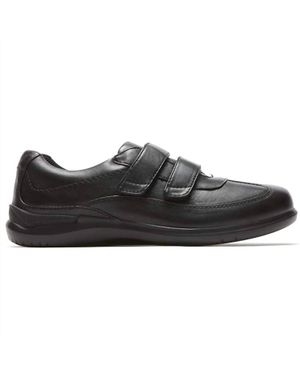 Aravon Flora Double Strap Sneaker - Black