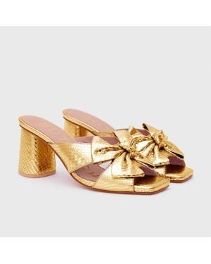 BUTRICH Alina Midi Heels - Metallic