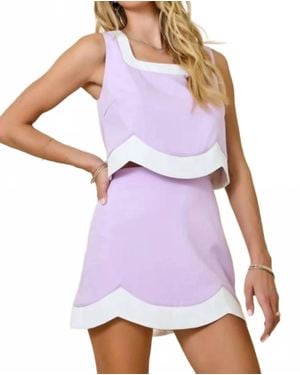 Day + Moon Contrast Wave Set - Purple