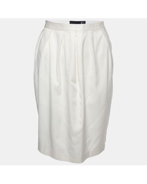 Just Cavalli Pleated Mini Skirt - White