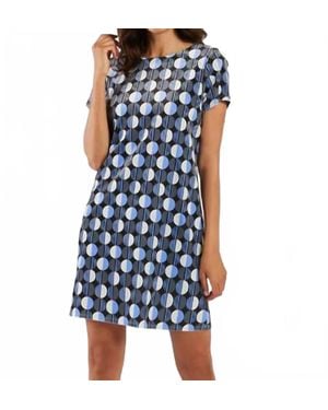 Jude Connally Ella Velvet Mini Dress - Blue