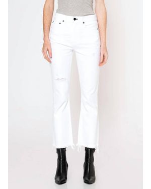 NOEND Farrah Kick Flare - White