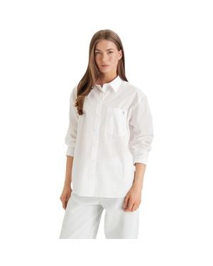 Calvin Klein Cotton Blouse - White