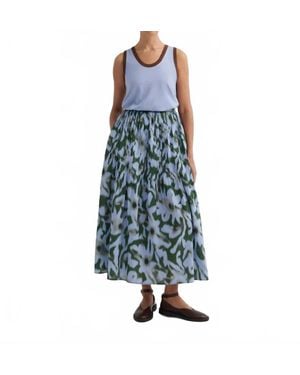 Kowtow Poet Midi Skirt - Blue