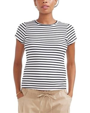 HATCH The Jersey Crewneck Top - White