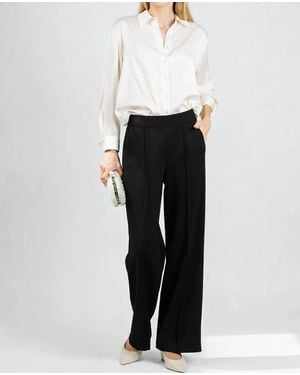 Ouí Pull-On Straight Pants - White