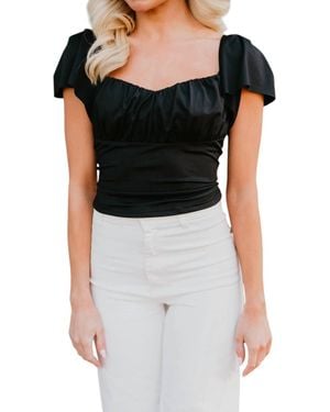Label 86 Heartbreaker Top - Black