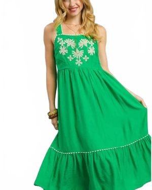 Umgee Future Is Bright Dress - Green
