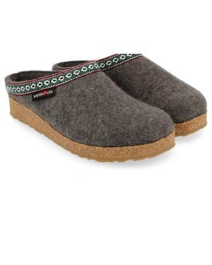 Haflinger Gz Clogs - Gray