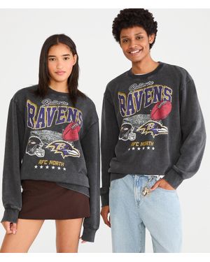 Aéropostale Baltimore Ravens Stadium Crew Sweatshirt - Black