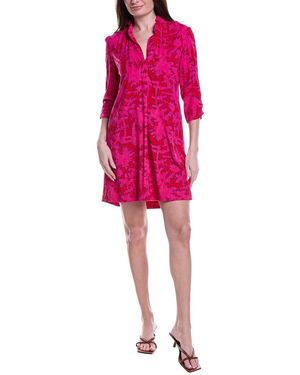 NIC+ZOE Clashy Petals Mini Dress - Pink