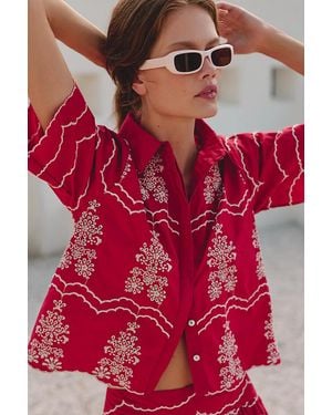 Sundays Clifton Embroidered Shirt Top