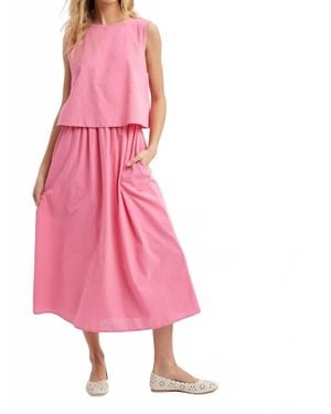 Wishlist Allison Tank Midi Dress - Pink