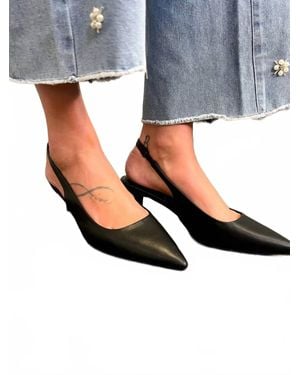 Matisse Grazia Slingback Kitten Heel Sandals - Gray