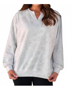 Jess Lea Riley French Terry Pullover - Gray