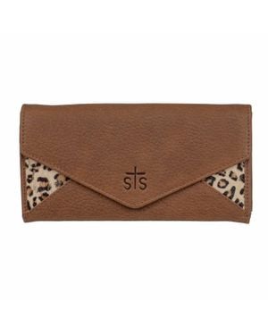 STS Ranchwear Great Plains Wallet - Brown