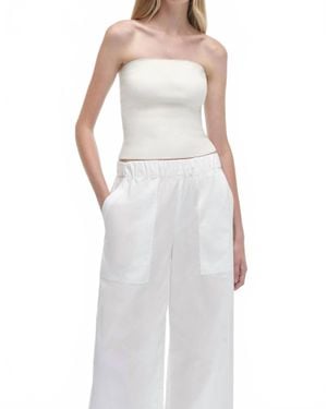 Jonathan Simkhai Nicole Strapless Tube Top - White