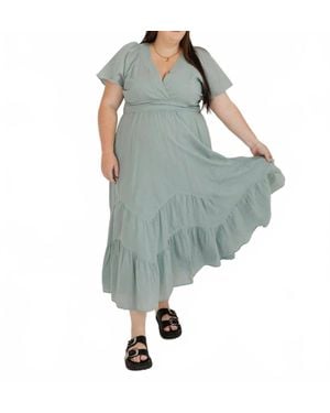 Hayden LA Tina Midi Dress - Green