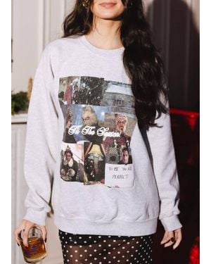 Friday + Saturday Tis The Season Sweatshirt - Gray