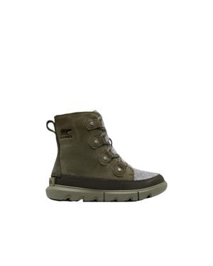 Sorel Explorer Next Joan Waterproof Stone/Alpine Tundra 2068791-397 - Green