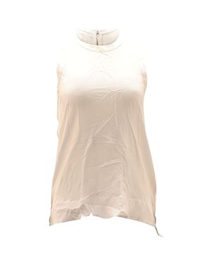 Helmut Lang Rayon Tank Top - Natural