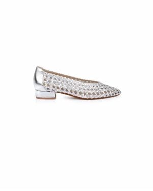 L'Agence Alsace Ballet Flats - White