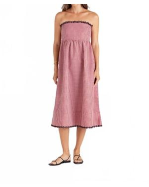 Sundays Summerhouse Plaid Logen Dress - Pink