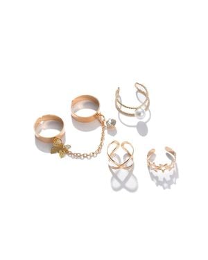 SOH Minimal Multi-Layer Ring - Metallic