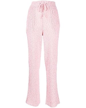 Ferragamo Drawstring-Fastening Waist Pants - Pink