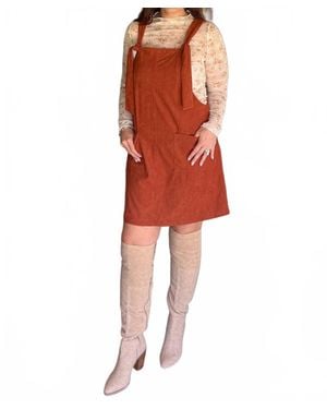 Davi & Dani Gossamer Floral Long Sleeve Top - Red