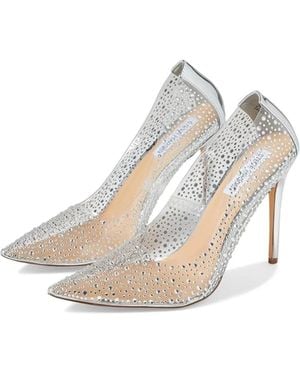 Steve Madden Kaidel Pump Clear Pointed Toe Stiletto Heel Htat419 - Natural