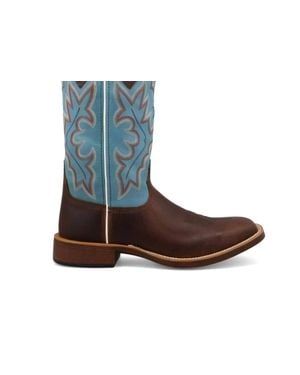 Twisted X Top Hand Boots - Blue